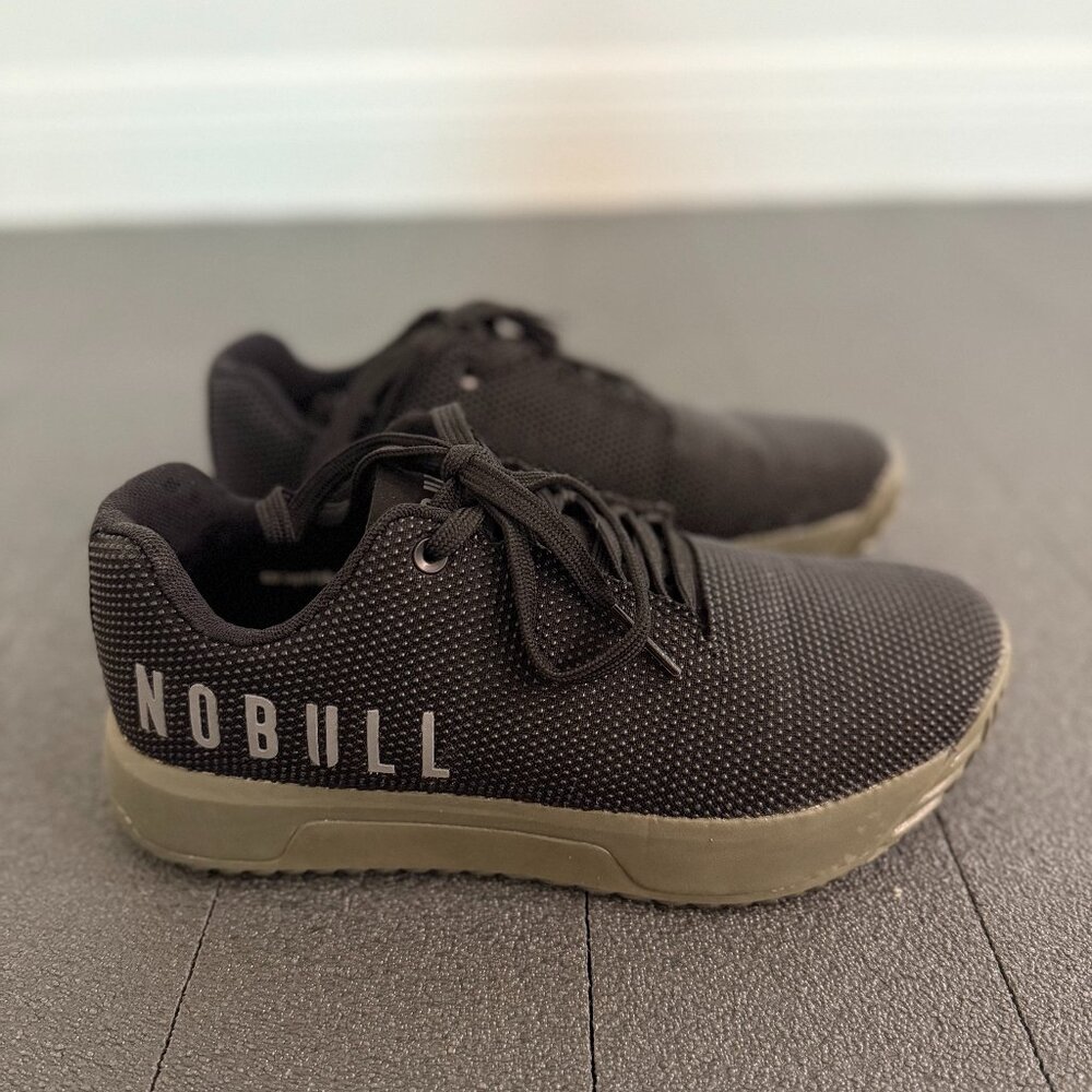 NOBULL Women's Impact Trainers - Black/Army Green (Women's Size 8)